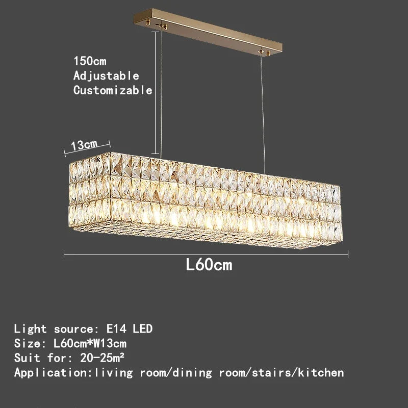 Decorbites™ K9-Kristall-Ring-Anhängerleuchte: Deluxe LED-Innenraumdekoration für Wohnzimmer, Schlafzimmer & Restaurant