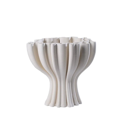 DecorBites™ Geometric Ceramic Flower Pot Sculpture Home Decor