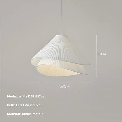 Decorbites™ E27 Stoff-Leuchter Moderne Schlafzimmer-LED-Pendantleuchten Nordische Dekor-Hängeleuchte