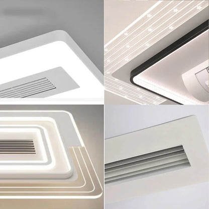 Decorbites™ LED-blattloser Deckenventilator mit Fernbedienung für modernes Wohnzimmer