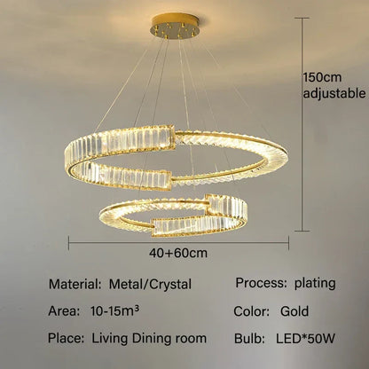 Decorbites™ Kristall-Leuchter: Moderne Luxus-LED-Beleuchtung für Wohnzimmer, Esszimmer und Schlafzimmer