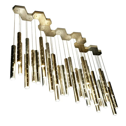 Decorbites™ Gold/Silber LED-Kronleuchter für Beleuchtung in Zuhause, Restaurant und Schönheitssalon