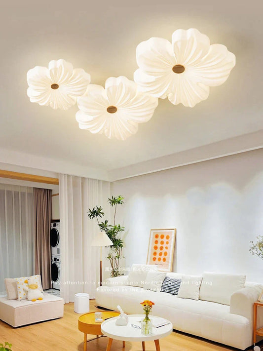 Decorbites™ Sahne-Wind-Augen-Schutz-Deckenleuchte für Wohnzimmer und Schlafzimmer