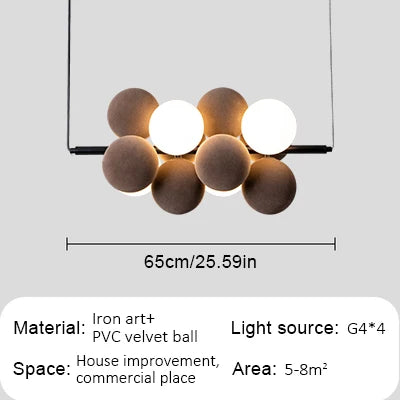 Decorbites™ Abstracta Hängeleuchte: Stilvolle Designer-Stoff-Leuchter für Zuhause, Büro und Essbereich