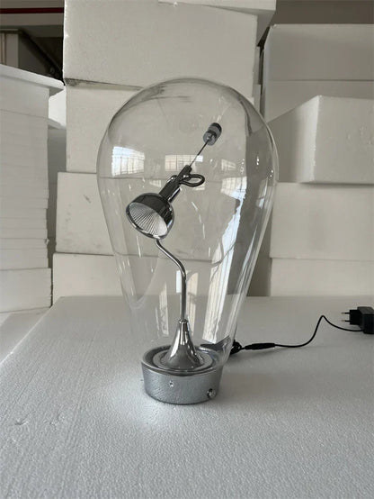 Decorbites™ Glas-Schreibtischlampe: Italienische Vintage dimmbare Dreh-Tischleuchte