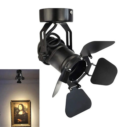 Decorbites™ Industrielle Decken-Spotleuchte mit klappbaren Flügeln für Flur-Kunstlicht