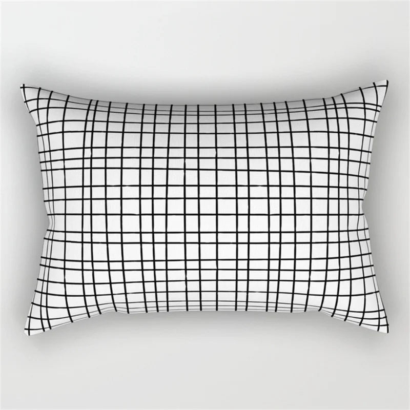 Decorbites™ Geometrisches Wellenlinien-Taljen-Kissenbezug-Set