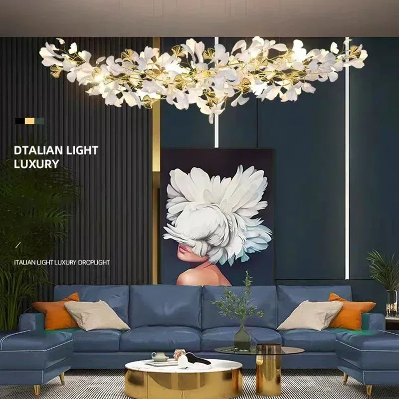 Decorbites™ Ginkgo-Blatt-LED-Deckenleuchter - Modernes nordisches Design für die Hausdekoration
