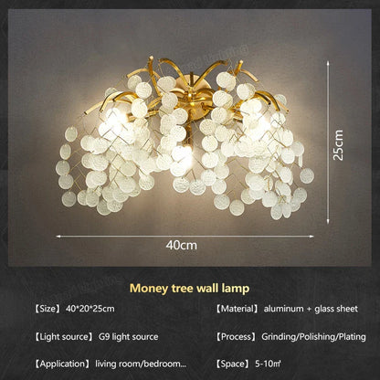 Decorbites™ Kristall-LED-Wandleuchte für Wohnzimmer und Schlafzimmer, moderne Innenraum-Wandlampe