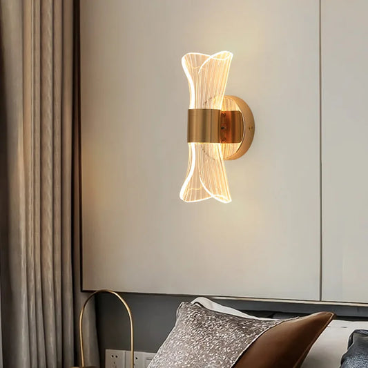 Decorbites™ Gold Nordic Acryl-LED-Wandleuchten für Schlafzimmer und Wohnzimmerdekoration