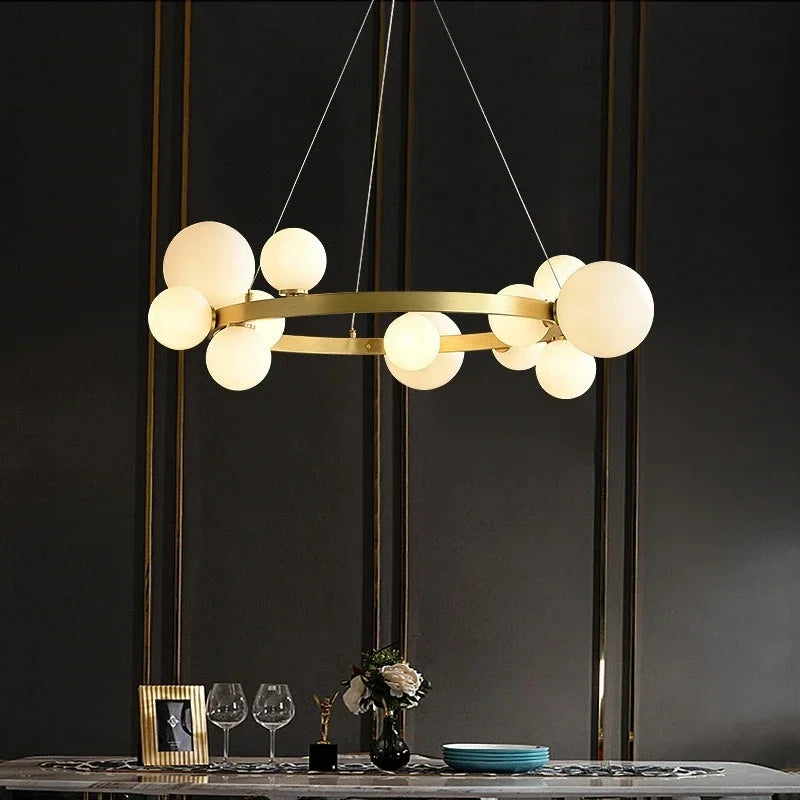 Decorbites™ Glasleuchter G9 Hängeleuchte für Wohnzimmer- und Schlafzimmerdekoration