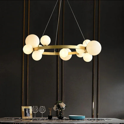 Decorbites™ Glasleuchter G9 Hängeleuchte für Wohnzimmer- und Schlafzimmerdekoration