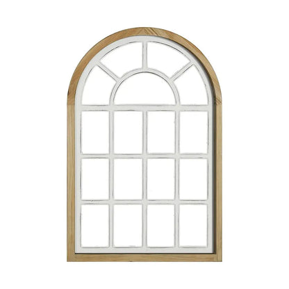 DecorBites™ Gothic Rose Window Carved Mirror for Wall Decor in Living Room, Bedroom