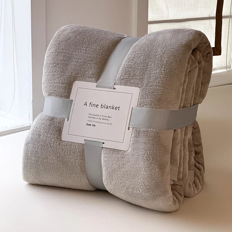 Decorbites™ Korallen-Samtfutter Sommerdecke: Extra weich, hautfreundlich, maschinenwaschbar