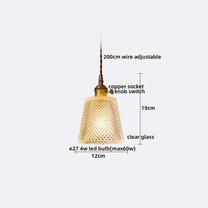 Decorbites™ Klar-Glas-LED-Pendelleuchte | Nordische Hängelampe für Küche, Wohnzimmer