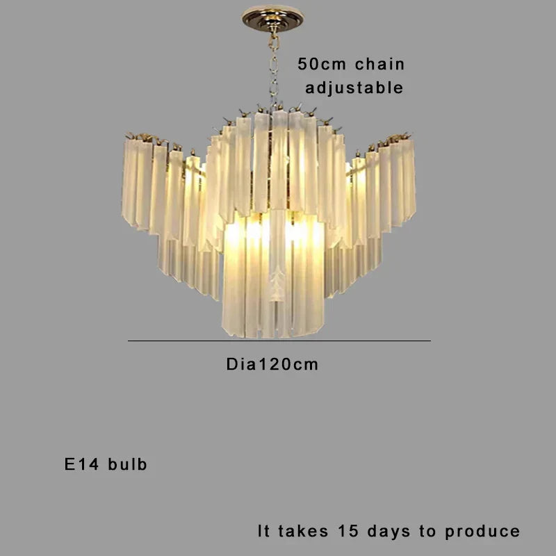 Decorbites™ Kristallglas-Lüster Elegantes Luxus Vintage-Hängeleuchte Französische Lampen