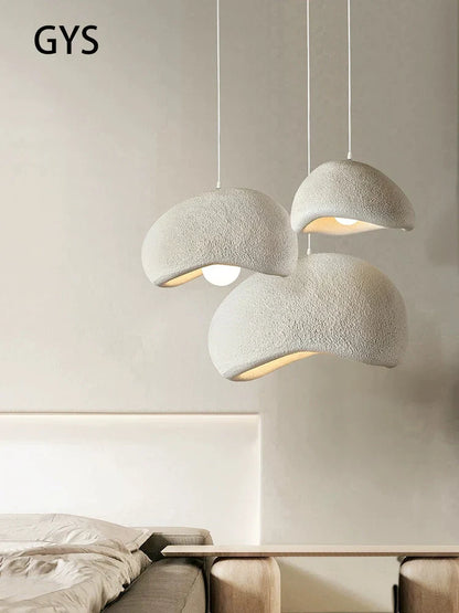 DecorBites™ Cream Cloud Chandelier: Modern LED Pendant Lamp for Home, Restaurant, Bar