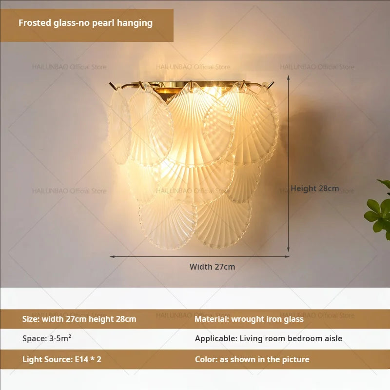 Crystal Glass Wall Lamp