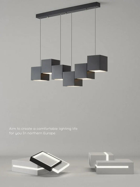 DecorBites™ Geometric Dining Room Pendant Lights: Modern Design for Bar & Office Tables
