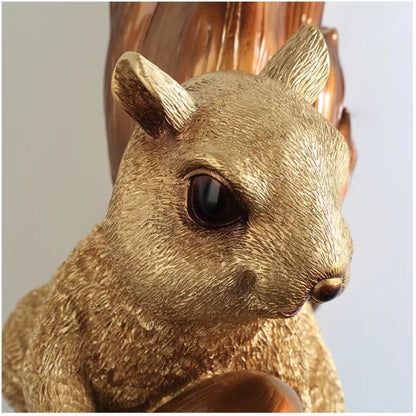 Decorbites™ Niedliches Eichhörnchen Harz LED Wandlampen für Heimdekoration und Beleuchtung