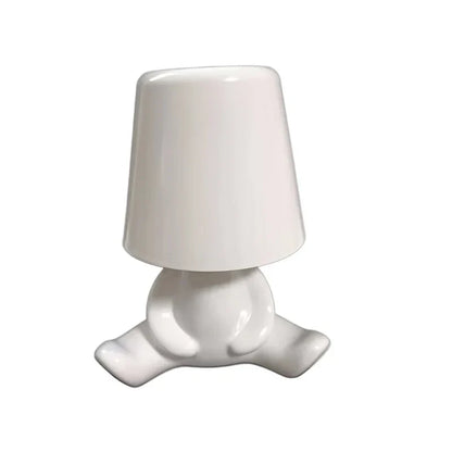 Decorbites™ Kleiner Goldener Mann Tischlampe – Kunst-Dekor-Nachtlicht für Wohnzimmer und Kinderzimmer
