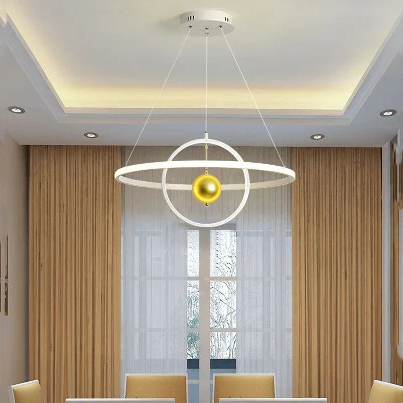 Decorbites™ Rundes Eisenkugel-Hängeleuchter LED-Beleuchtungseinrichtung