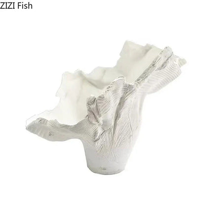 DecorBites™ Irregular Shape Vase: Abstract Desk Decoration for Aesthetic Room Decor