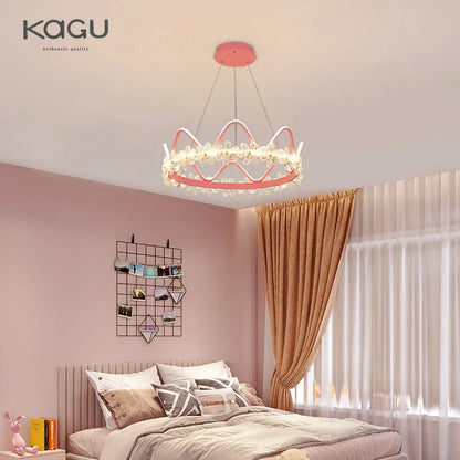 Decorbites™ Kristallblumenring-Leuchter für modernes Wohn- und Schlafzimmer