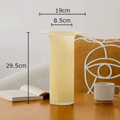 Decorbites™ Jade Trompetenglas-Vase Hydroponik-Blumentopf Schreibtisch-Dekoration