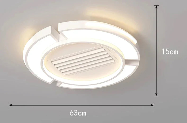 Decorbites™ Kinderzimmer-Blattloser Deckenventilator mit Fernbedienung und Licht