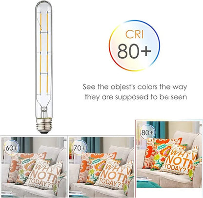 Decorbites™ LED-Filament-Tubus-Edison-Glühbirne 6000K T10 T185 T225 T30 T300 4W 6W 8W