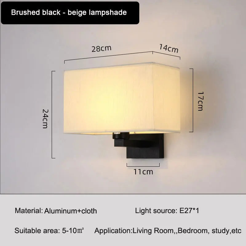 Decorbites™ Elegante Wandlampe für das Schlafzimmer, modernes & minimalistisches Design für Hotel & Wohnzimmer