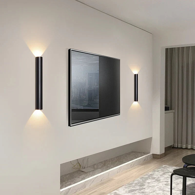 Decorbites™ LED-Wandleuchte: Einsame Linie nach oben und unten leuchtend für TV-Hintergrund oder Schlafzimmer