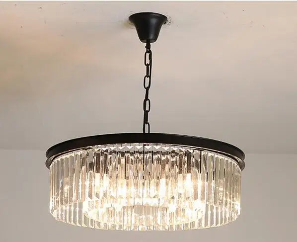 Crystal Gold Black Pendant D100cm 16-Light