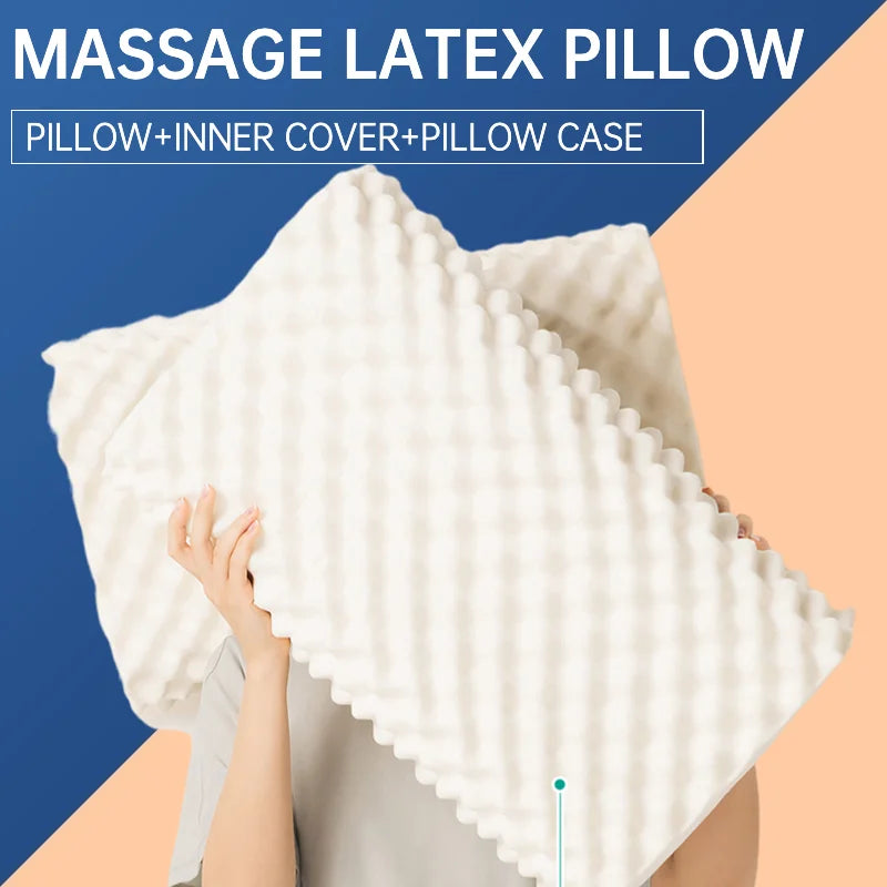 Latex Orthopedic Massage Pillow