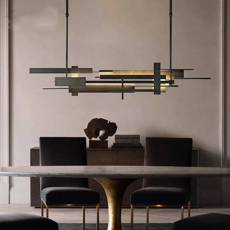 LED Pendant Chandelier Lingte 150cm Black