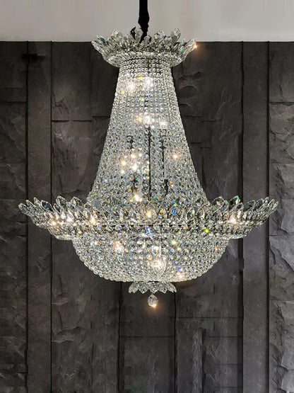 Decorbites™ Kristall-LED-Kronleuchter-Leuchte für luxuriöse Wohnzimmer-Dekoration