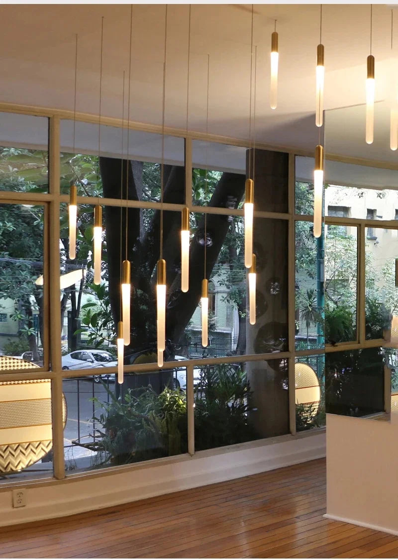 Decorbites™ LED-Kronleuchter: Moderne Pendelleuchte für Treppenhaus & Küche zur Haushaltsdekoration