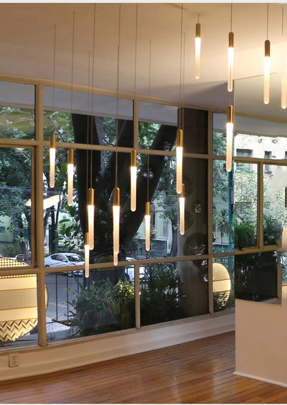 Decorbites™ LED-Kronleuchter: Moderne Pendelleuchte für Treppenhaus & Küche zur Haushaltsdekoration