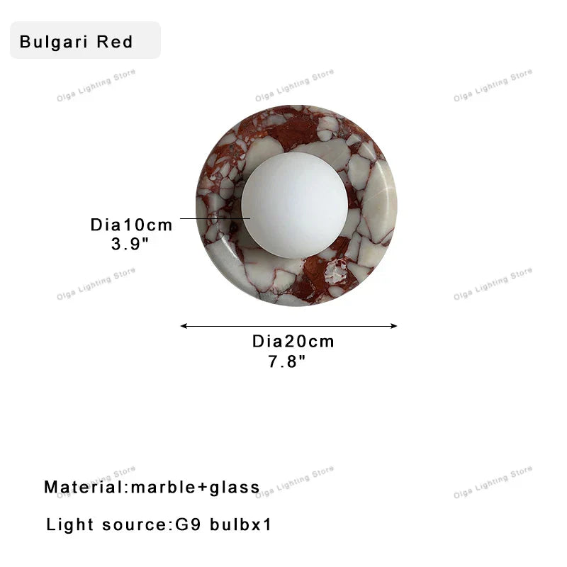 Decorbites™ Jade-Marmor-Wandlelampen: Luxuriöse Leuchten für Schlafzimmer, Badezimmer und Gangdekoration