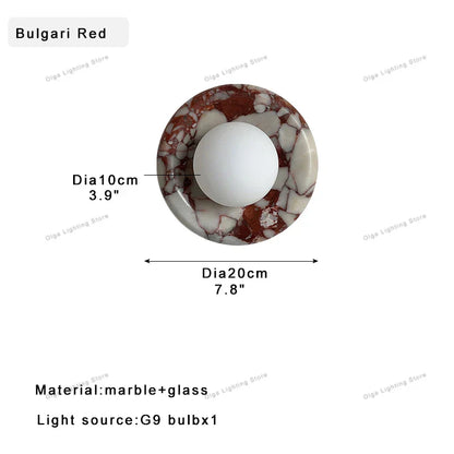 Decorbites™ Jade-Marmor-Wandlelampen: Luxuriöse Leuchten für Schlafzimmer, Badezimmer und Gangdekoration