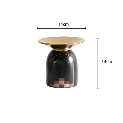 Decorbites™ Golden Tablettenvase Kerzenleuchter-Set – Elegante Wohnaccessoires & Blumenarrangements-Zubehör