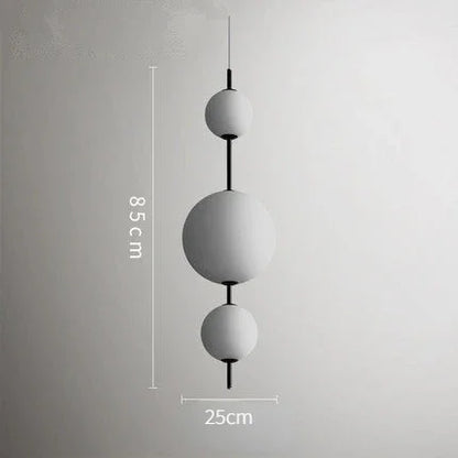 DecorBites™ Glass Ball LED Pendant Light for Modern Restaurant, Cafe, Bedroom & Kitchen