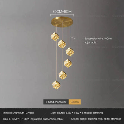 DecorBites™ Crystal Bedside Chandelier Wall Light for Designer Living Room and Hotel Bedroom