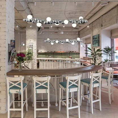 DecorBites™ LED Caterpillar Chandelier: Stylish Long Pendant Lamp for Living Room, Restaurant, Hotel
