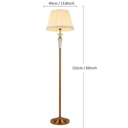 Decorbites™ Kristall-Stehlampe – Europäisch Retro Stehlampe für Wohnzimmer & Schlafzimmer