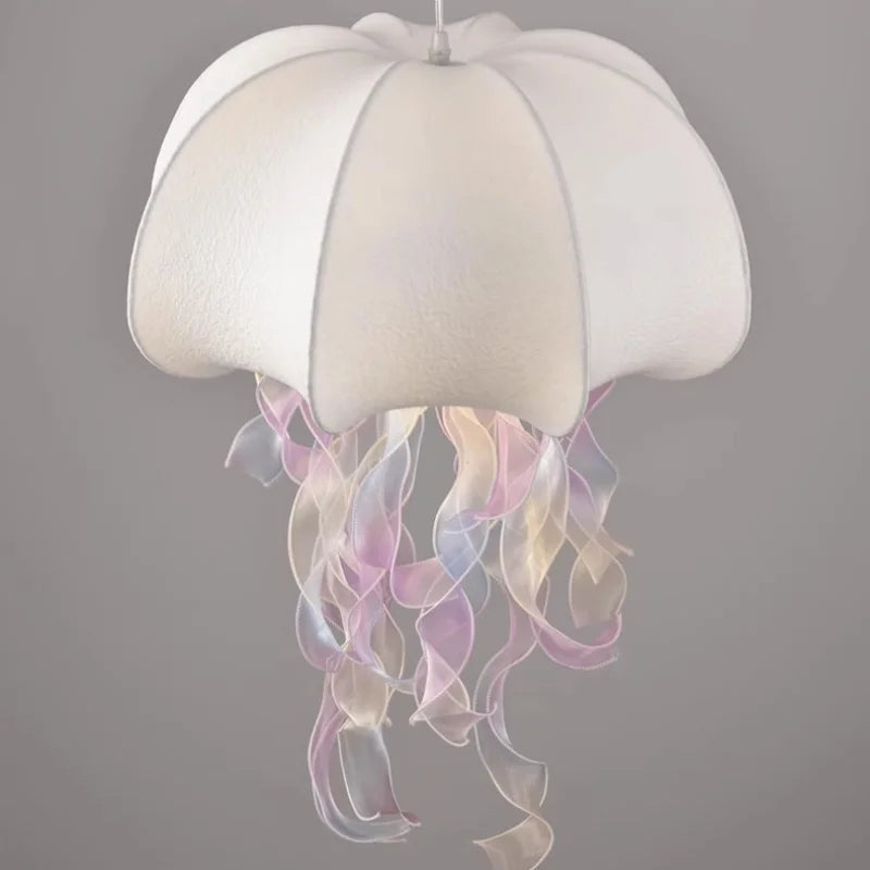 Silk Jellyfish Pendant Chandelier
