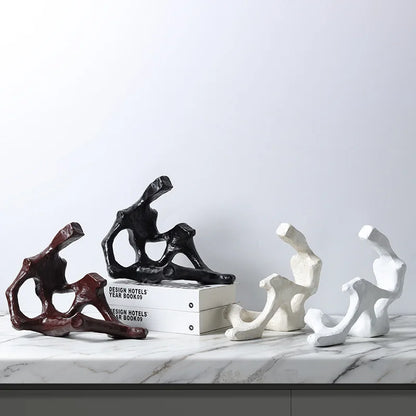Decorbites™ Abstrakte Skelett-Dekor-Figur Skulptur | Heimdekoration Figur