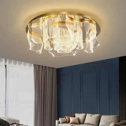 DecorBites™ Acrylic LED Ceiling Chandeliers for Luxury Bedroom, Dining Room, Kitchen, Living Room