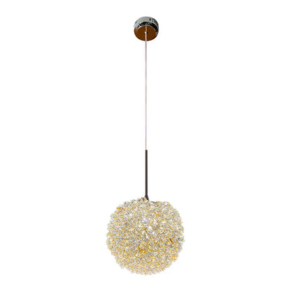DecorBites™ Crystal Ball Pendant Light: Warm & Romantic Bedhead Luxury Lighting